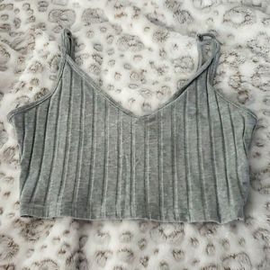 Shein Gray crop top